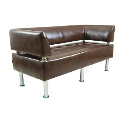 Office sofa, upholstery - Titan DK Brown